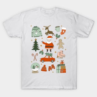 Christmas doodles T-Shirt